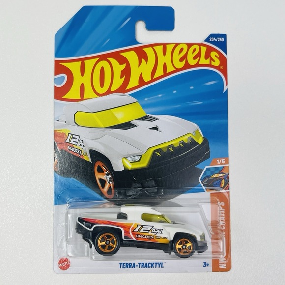 Hot Wheels Other - Hot Wheels Terra Tracktyl White Mattel 204/250 2025 HW Track Champs